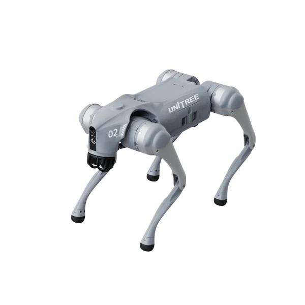 Unitree Go2 grey four-legged robot