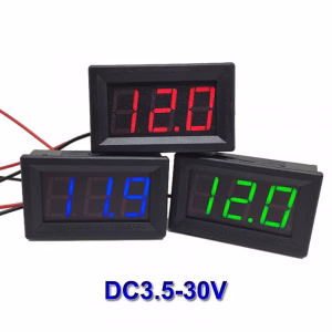 0.56'' 3Wire DC0-30V LED Digital Display Voltage Panel Meter Voltmeter