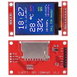 1.8" SPI Serial 128X160 TFT Display Module For Arduino