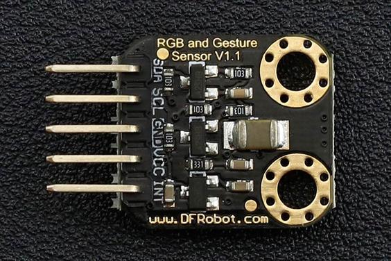RGB Color and Gesture Sensor for Arduino (I2C, 4 Gestures, 0~10 cm)