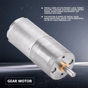 25GA-370 6V DC Gear Motor 280rpm/min