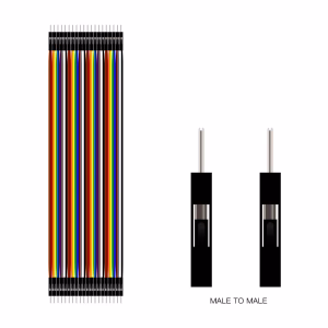 20 cm Male TO Male 40Pin Solderless Jumper Breadboard Wires