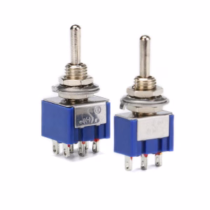 Mini MTS-203 6-Pin DPDT ON-OFF-ON 6A 125VAC Toggle Switches