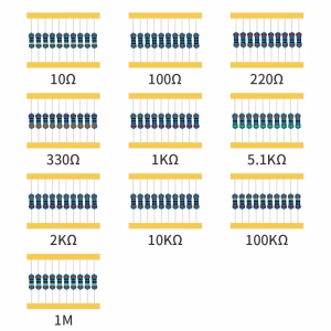 100pcs E4-3 Resistance Package(1/4W 1%)