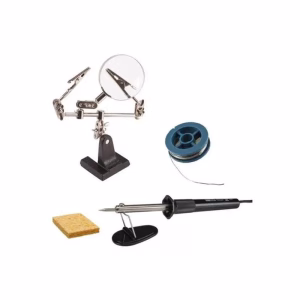 Soldering Starter Tool Kit - 30W Iron, Solder, Sponge