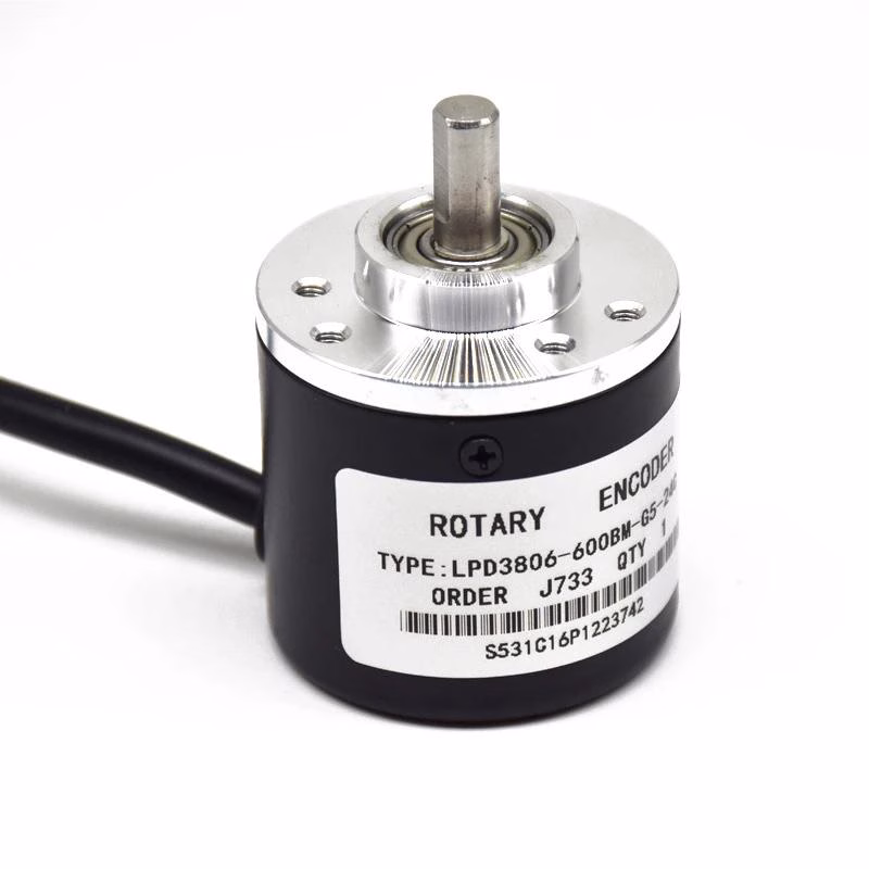 DC5-24V 600 Pulses Incremental Photoelectric Rotary Encoder - Image 2