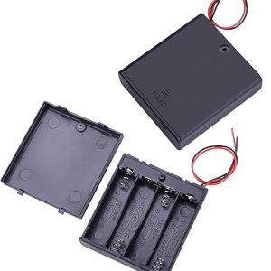 6 x AA Battery Holder Box with Cover/ON-OFF