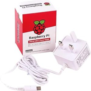 Original Raspberry PI 4B 5V 3A Type C Adapter Charger UK Plug