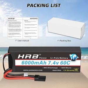 HRB 6000mah 7.4V 60C