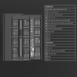 66 in 1 Procision electronic screwdriver set（with Built-in 350mah lithium battery）