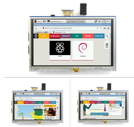5 Inch LCD Module Resistive Touchscreen Adapting to HDMI Interface 800*480 Resolution for PI4Packing list:5inch HDMI LCD× 1Mirco HDMI Connect× 1Touch Pen × 1Rpi copper cylinder pack (4PCS/Pack) × 1 - Image 2
