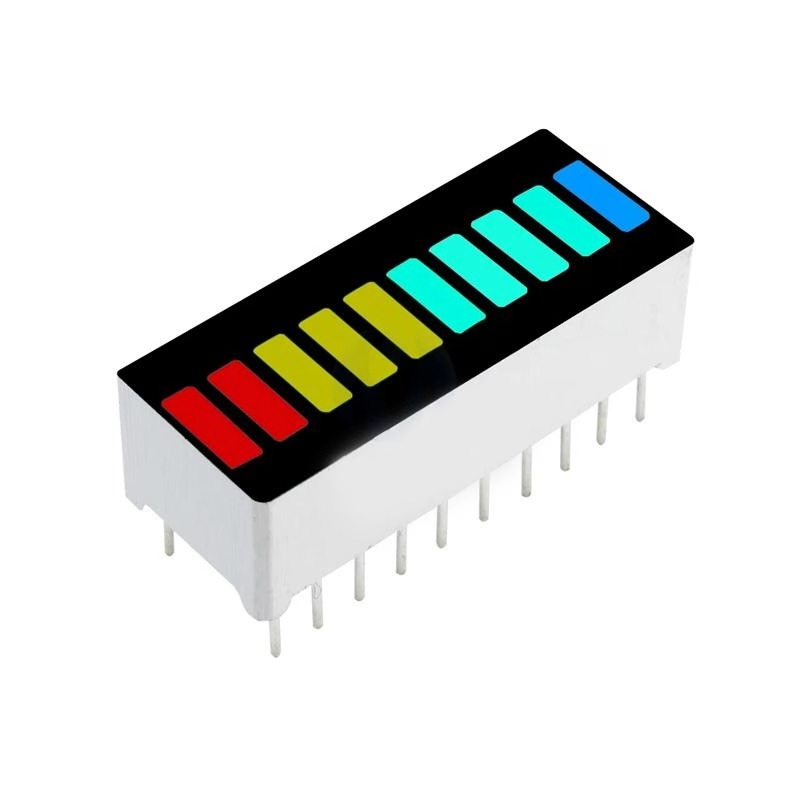 10 Segments 4 Colors Stripe Digital Tubes 2R3Y4G1B Cathode(BAS)