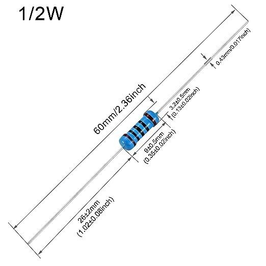 Taping Metal Film Resistor 1/4W 1% 820K - Image 2