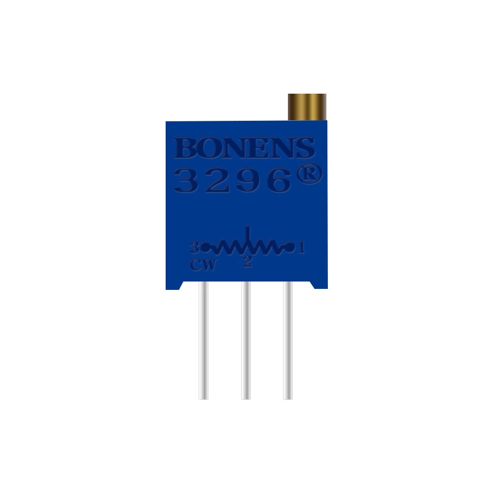 15 values of 3296W Potentiometers Kit 3296W MultiTurn Tri mming High Precision Potentiometer 3296W Variable Resistors - Image 2