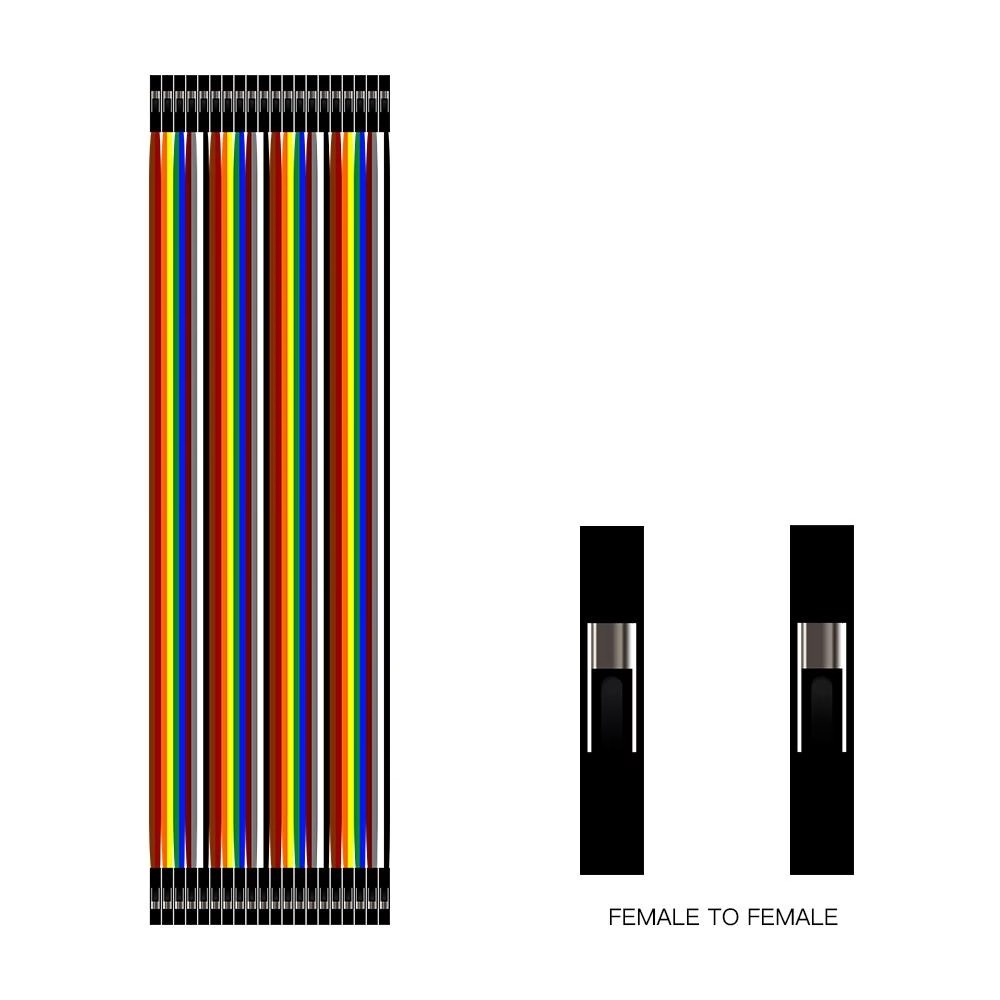 20 cm Female to Female 40Pin Solderless Jumper Breadboard Wires