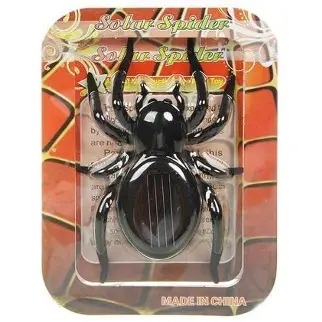 Mini Solar Energy Powered Spider Robot Insect Fun Toy Kids Gift - Image 2
