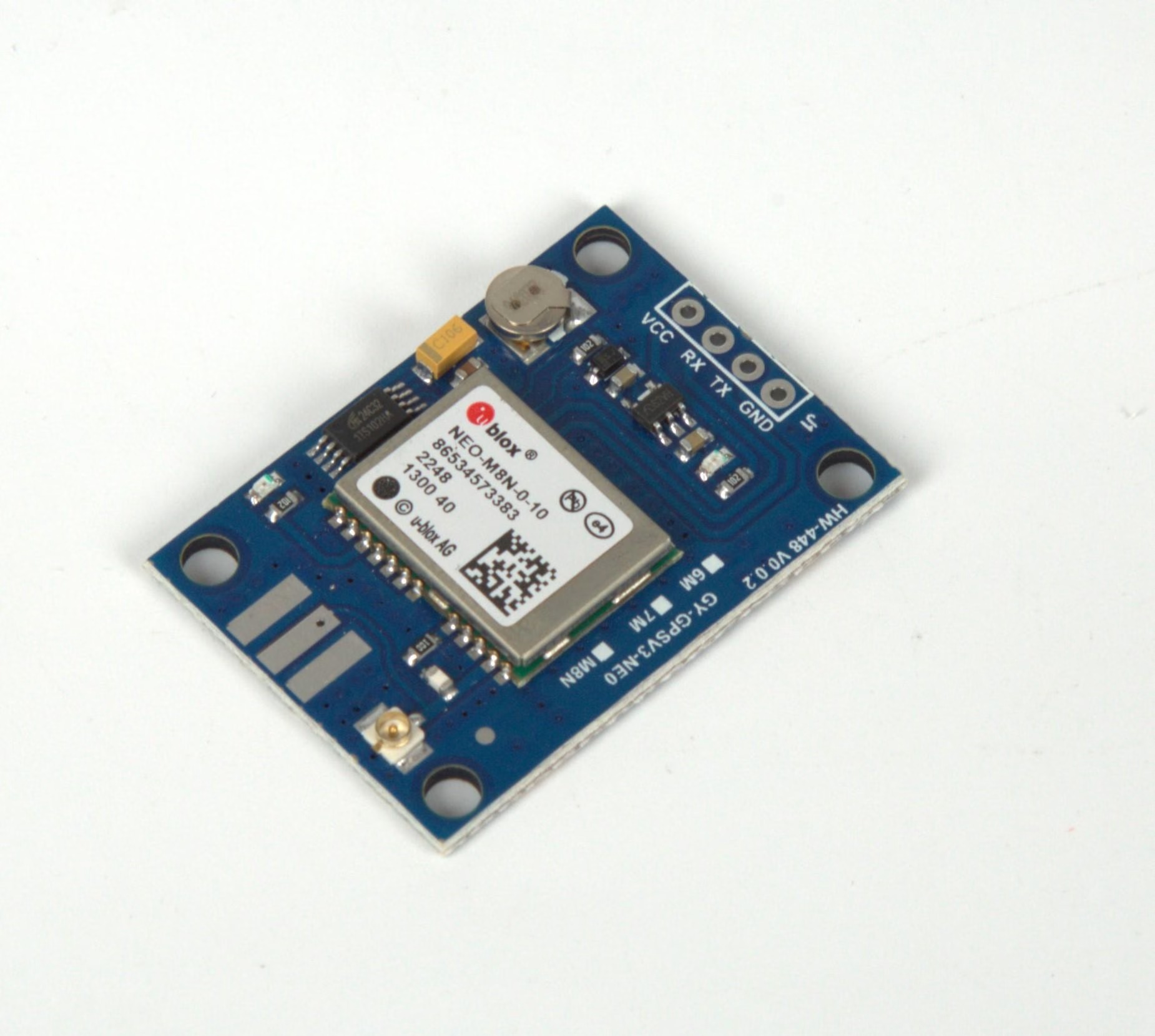 Ublox GYGPSV1 NEO-8M GPS module ,subsistube for NEO-6M GY-NEO8MV2
(with Battery) - Image 3