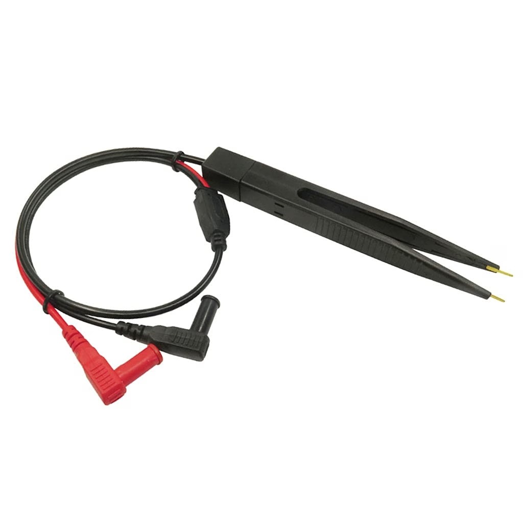 Multimeter Test Leads Capacity Tester Pen SMD Test Probe Lead Tweezers LCR Testing Tool - Image 2