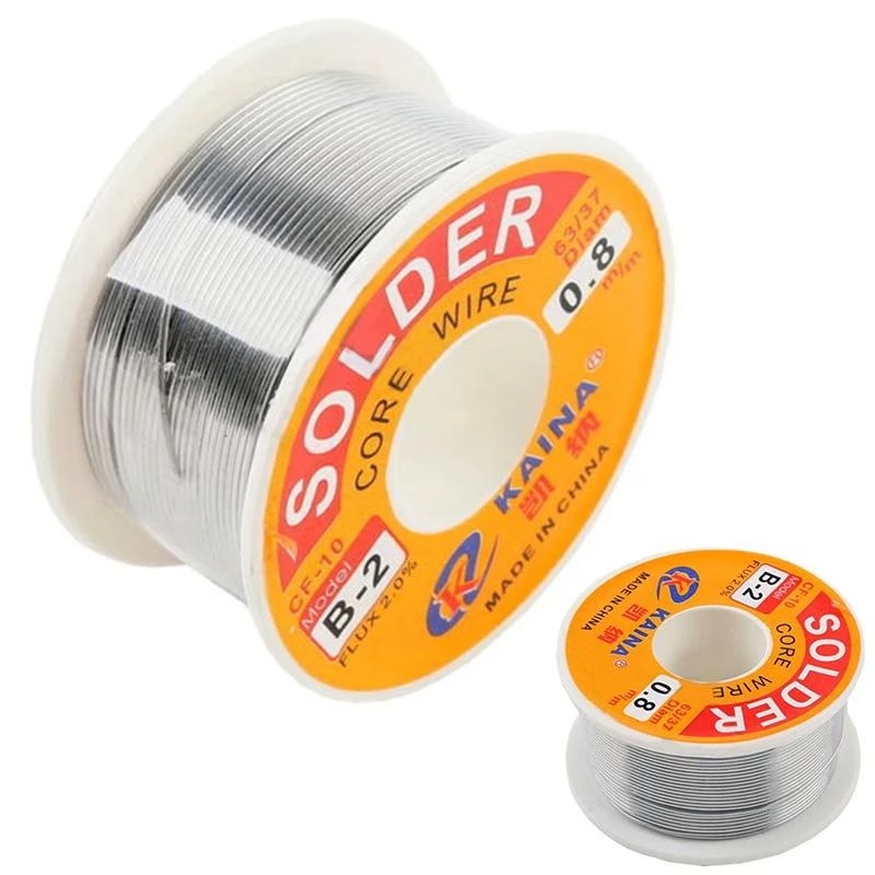 100g 63/37 Tin lead rosin core 0.8% flux reel welding line solder wire - Image 2